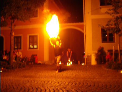 Feuershow Putzleinsdorf Marktfest - 