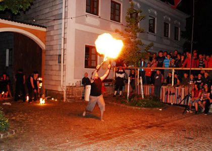 Feuershow Putzleinsdorf Marktfest - 