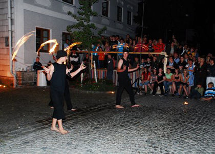 Feuershow Putzleinsdorf Marktfest - 