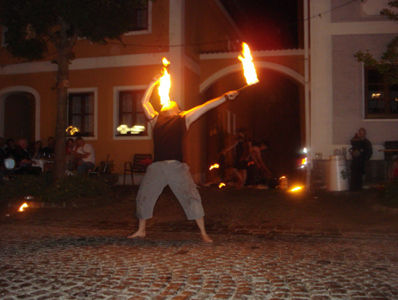 Feuershow Putzleinsdorf Marktfest - 