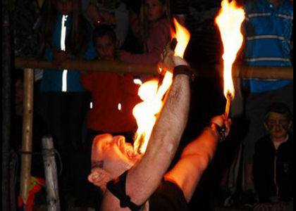 Feuershow Putzleinsdorf Marktfest - 