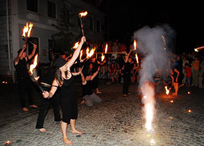 Feuershow Putzleinsdorf Marktfest - 