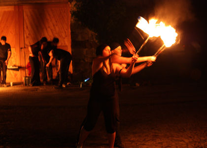 Feuershow Koblmühle 2.5.09 - 