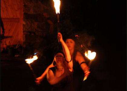 Feuershow Koblmühle 2.5.09 - 