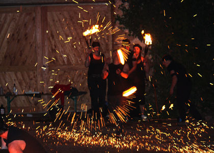 Feuershow Koblmühle 2.5.09 - 