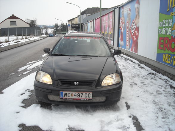 meine 2 alten autos Honda Civic und Seat - 