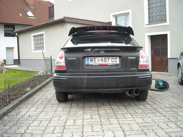 meine 2 alten autos Honda Civic und Seat - 