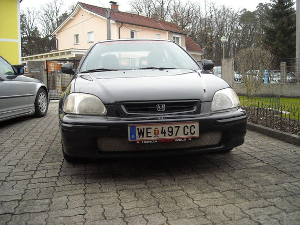 meine 2 alten autos Honda Civic und Seat - 