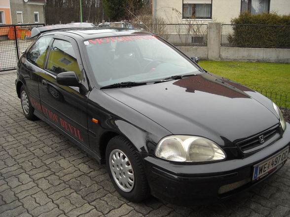 meine 2 alten autos Honda Civic und Seat - 