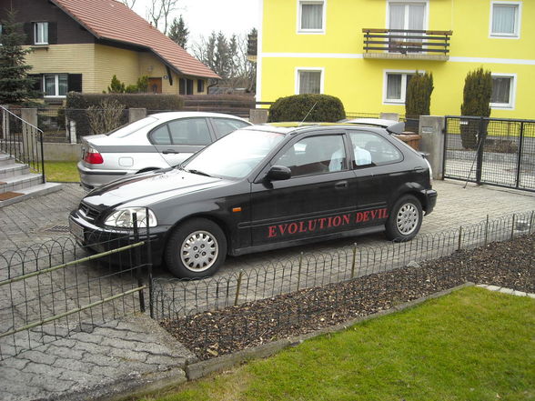 meine 2 alten autos Honda Civic und Seat - 