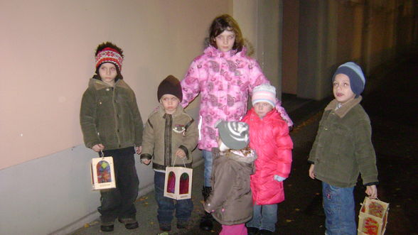 meine kinder beim laternenfest  - 