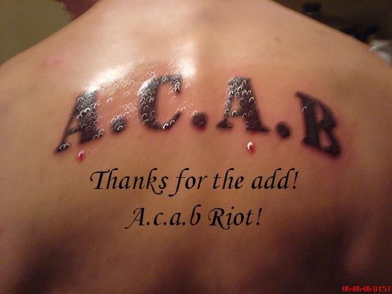 Wehrt euch..A.C.A.B All Cops are Bastard - 