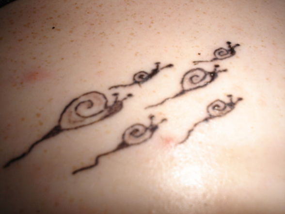 Mein Schneckentattoo!!! - 