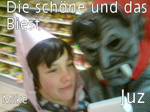 ich und Juz einkaufen - 