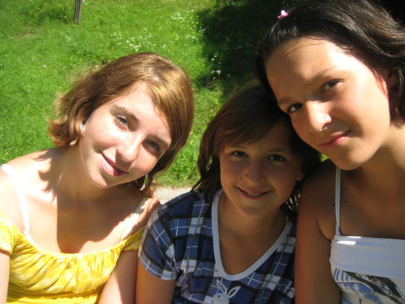 Rebecca, Tatjana und ich - 