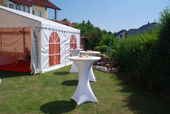 traumhafte gartenhochzeit - 