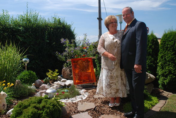 traumhafte gartenhochzeit - 