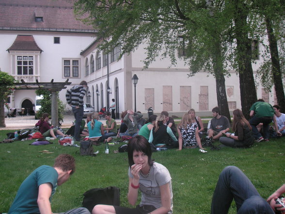 maturarausch im burggarten - 