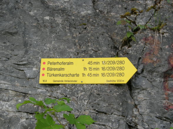 Bärenalm-Türkenkarkopf - 20.9.2009 - 