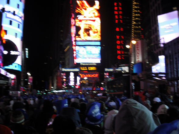 Silvester im Times Square, NYC - 