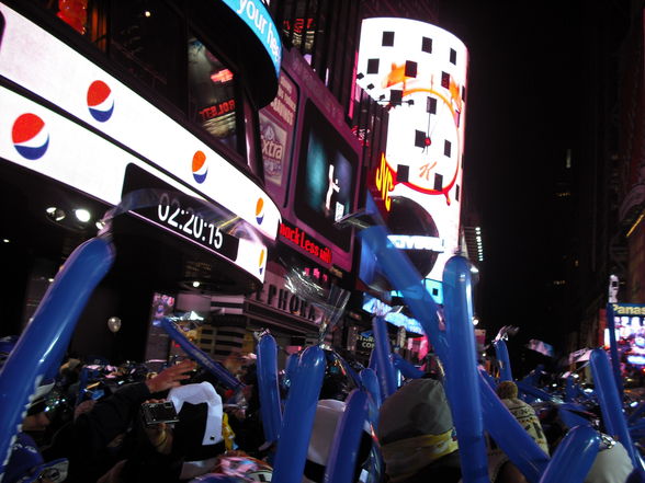 Silvester im Times Square, NYC - 