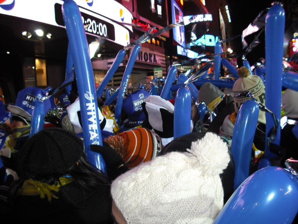 Silvester im Times Square, NYC - 