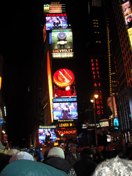 Silvester im Times Square, NYC - 