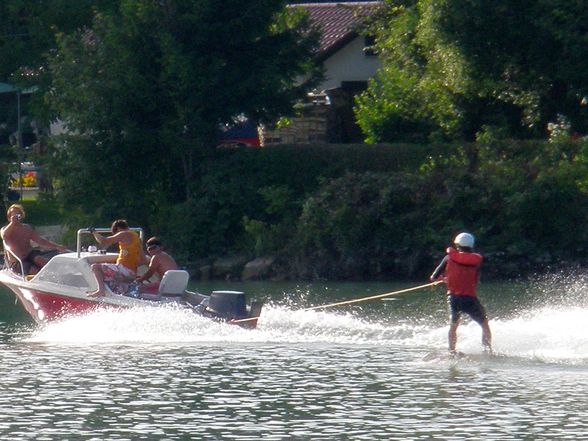 wakeboarden auf der enns - 