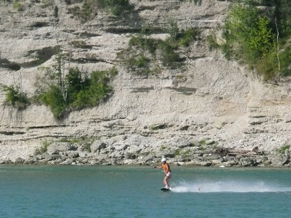 wakeboarden auf der enns - 