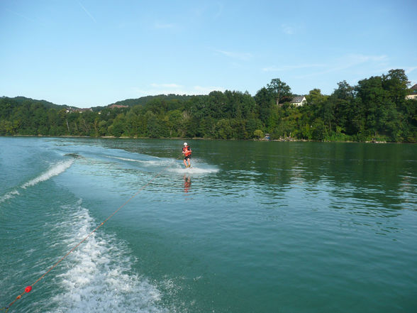 wakeboarden auf der enns - 