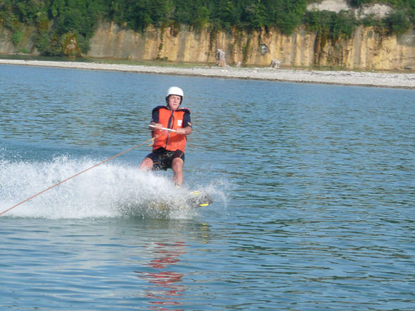 wakeboarden auf der enns - 