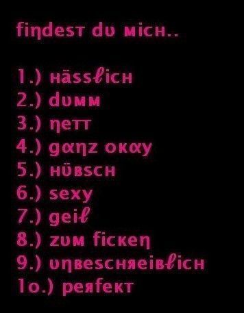 fragen an mich - 