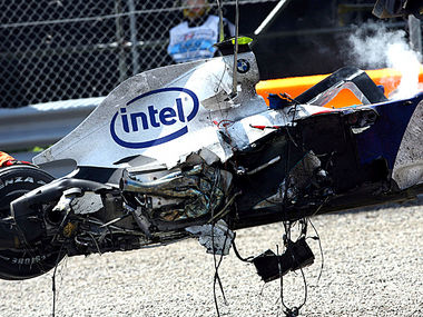 kubica crash in canada - 