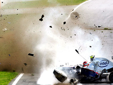 kubica crash in canada - 