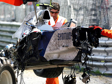 kubica crash in canada - 