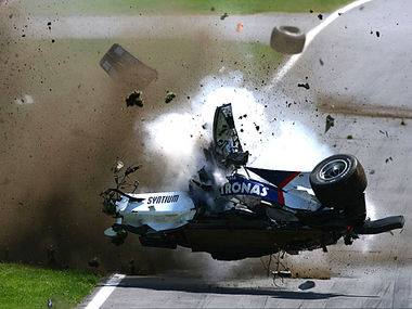 kubica crash in canada - 