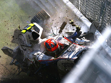 kubica crash in canada - 