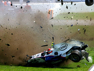 kubica crash in canada - 