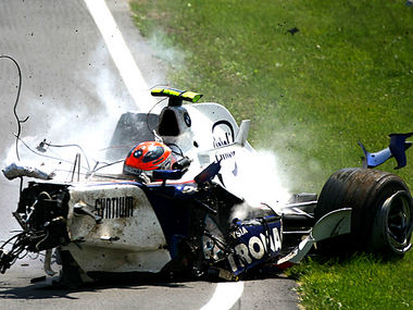 kubica crash in canada - 