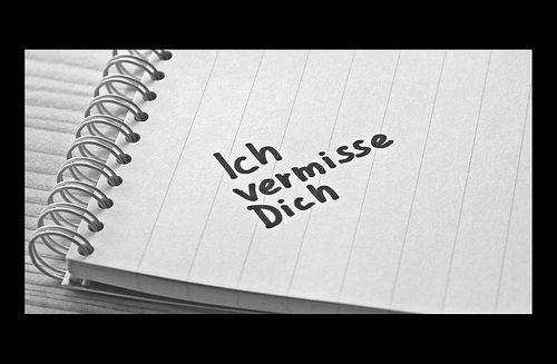 ich liebe dich und vermisse dich - 