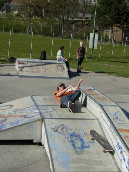 Wunderschöner Tag am Skatepark - 