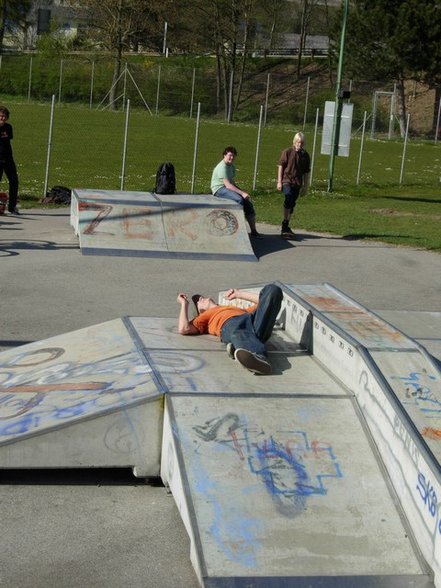 Wunderschöner Tag am Skatepark - 