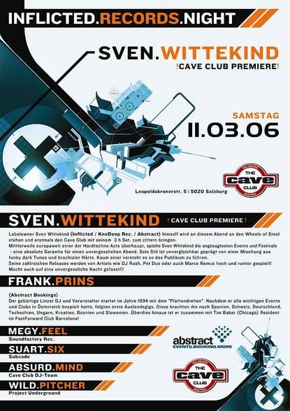 FLYER von div. Events wo ich spielte !  - 