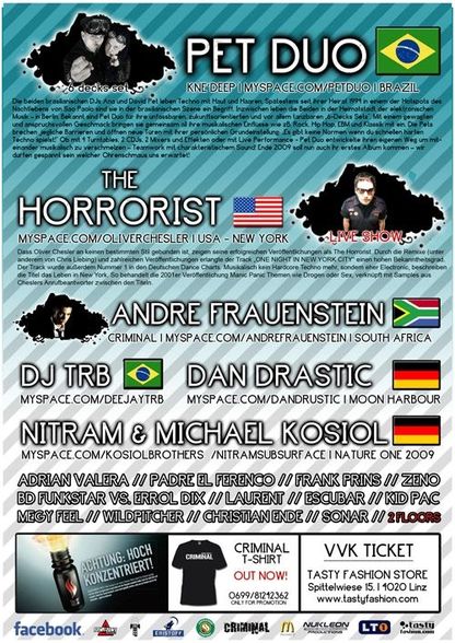 FLYER von div. Events wo ich spielte !  - 