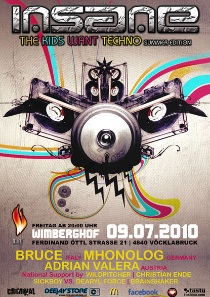 FLYER von div. Events wo ich spielte !  - 