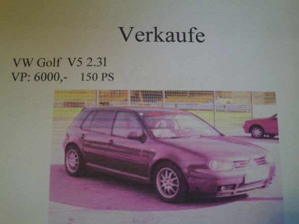 Verkaufe Golf 4 V5 2.3l - 