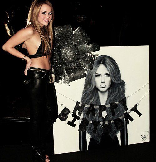 Miley is 18 :D  - 