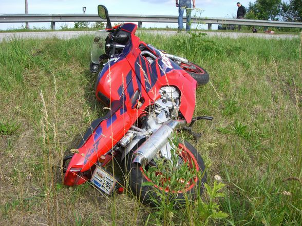 Motorrad Unfall am 10.07.08 - 