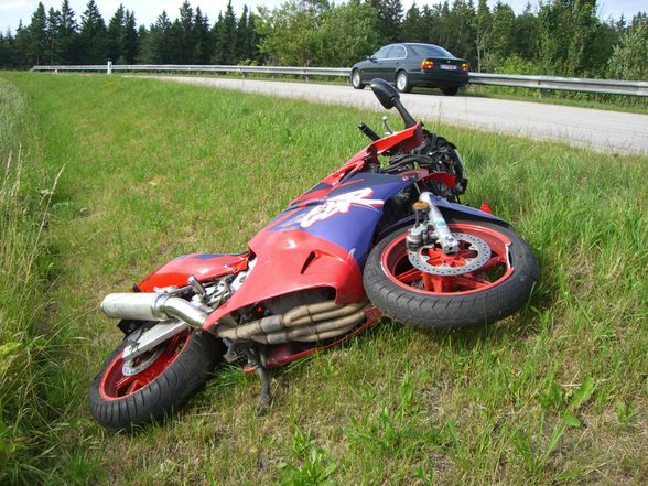 Motorrad Unfall am 10.07.08 - 