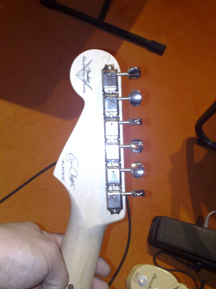 on the road with my strat!!!!!!! - 